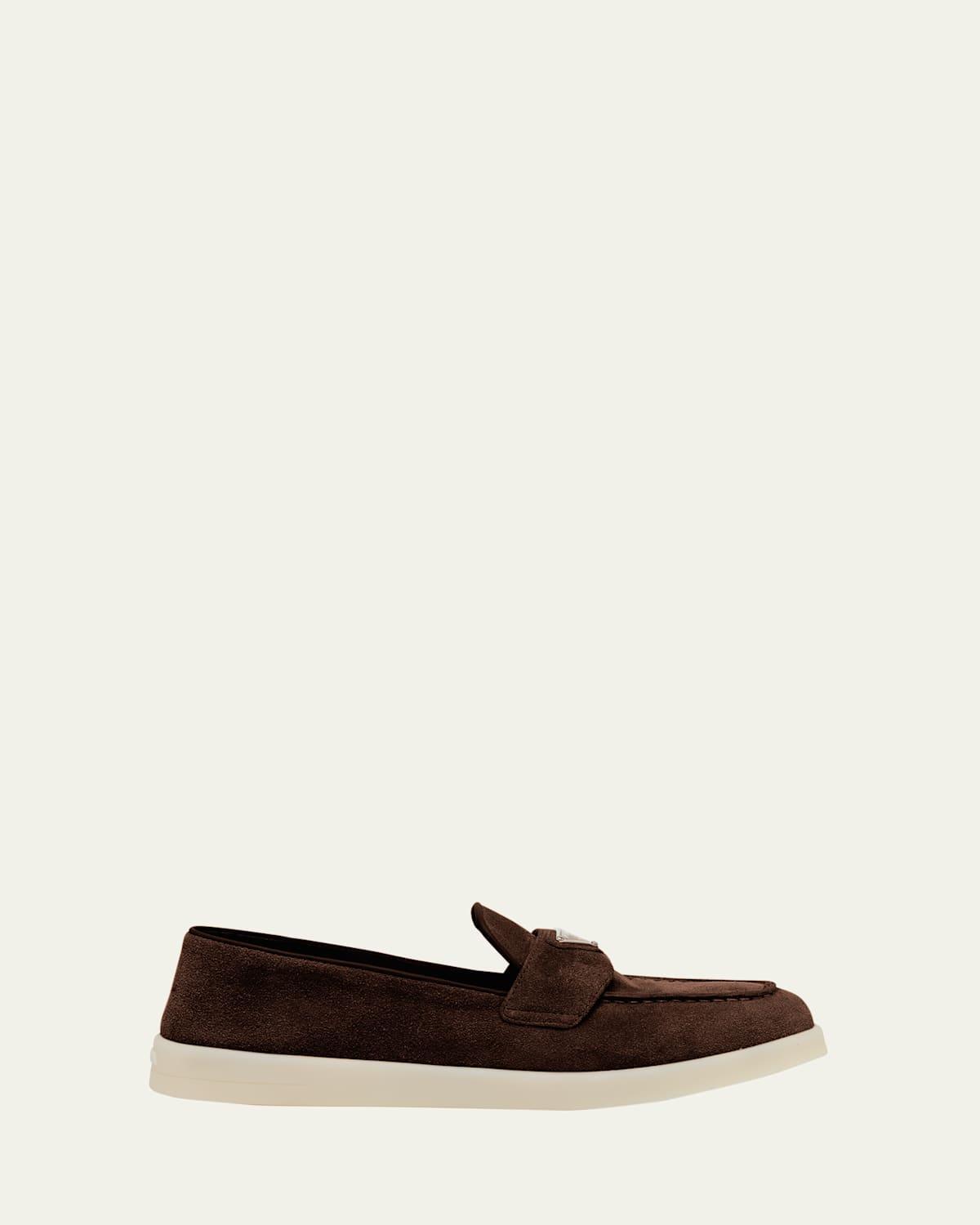 Prada Saint Tropez Suede Loafer Product Image