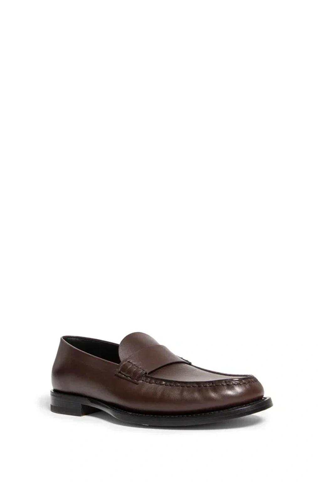 Novus Leather Loafers In Brown Product Image