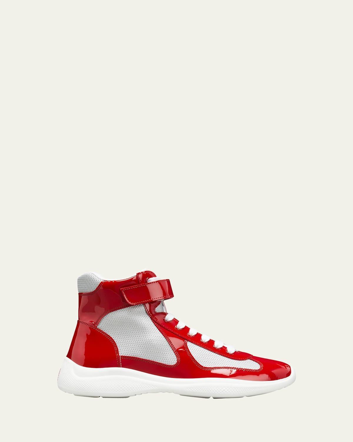 Prada Americas Cup Bike High Top Sneaker Product Image