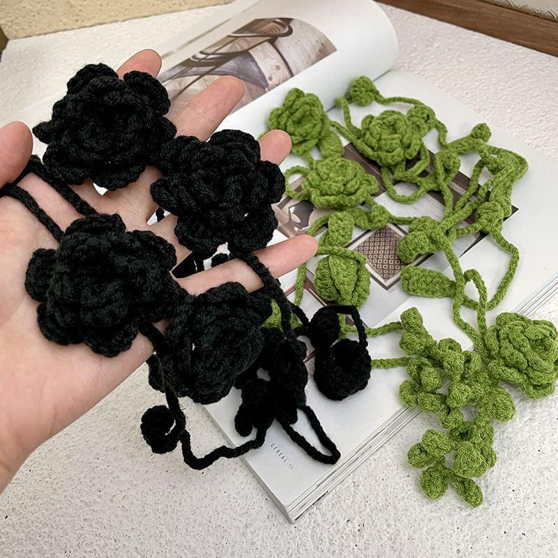 Floral Yarn Choker Product Image