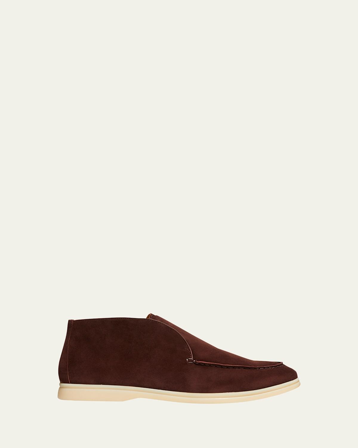 Mens Polacchino Suede Slip-On Chukka Boots Product Image