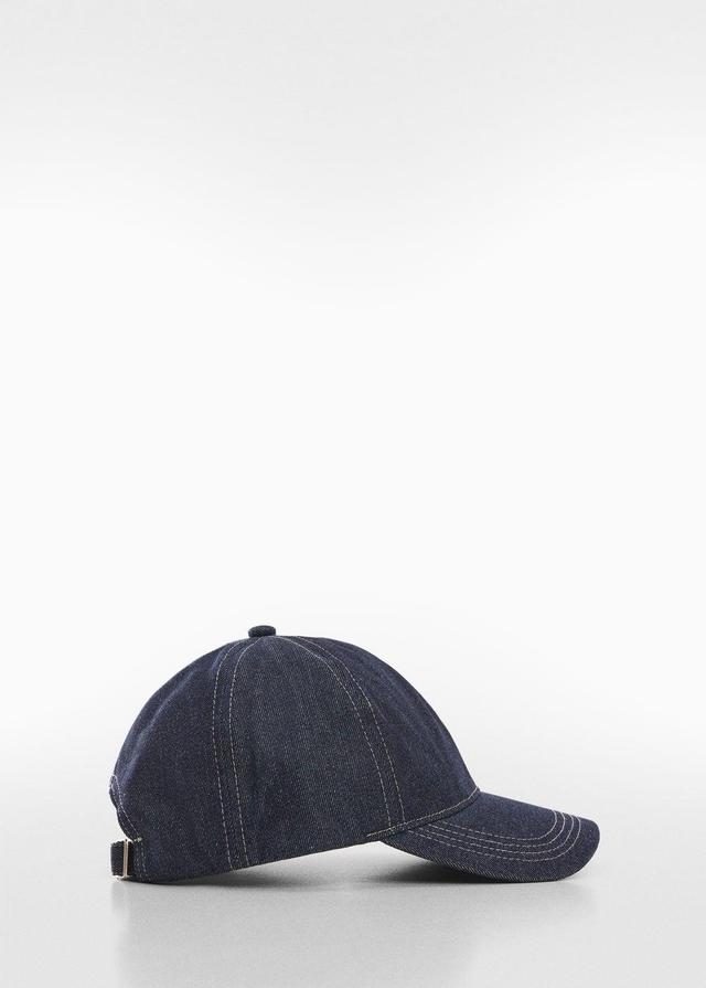 MANGO MAN - Denim cap with visor - One size - Men Product Image