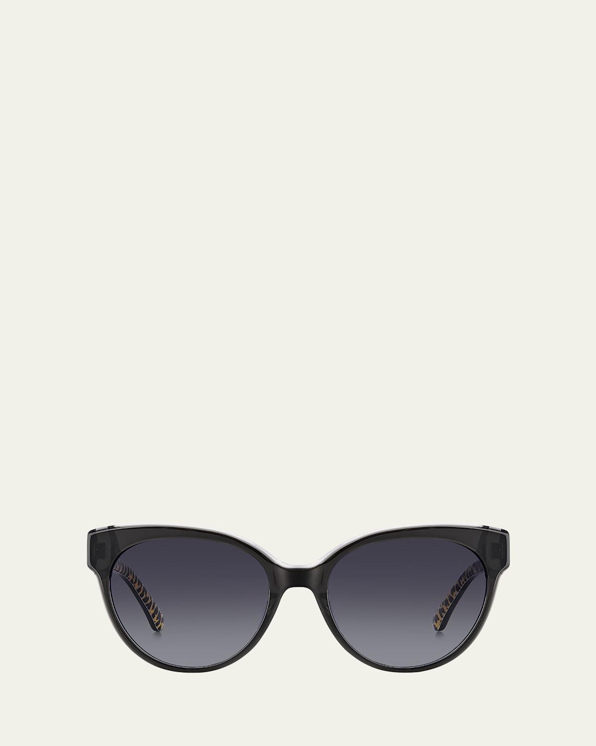 aubriela acetate round sunglasses Product Image