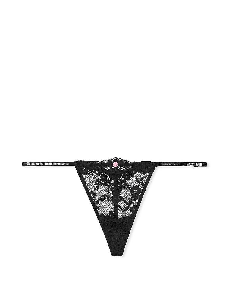 Twinkle Strap Lace V-String Panty Product Image