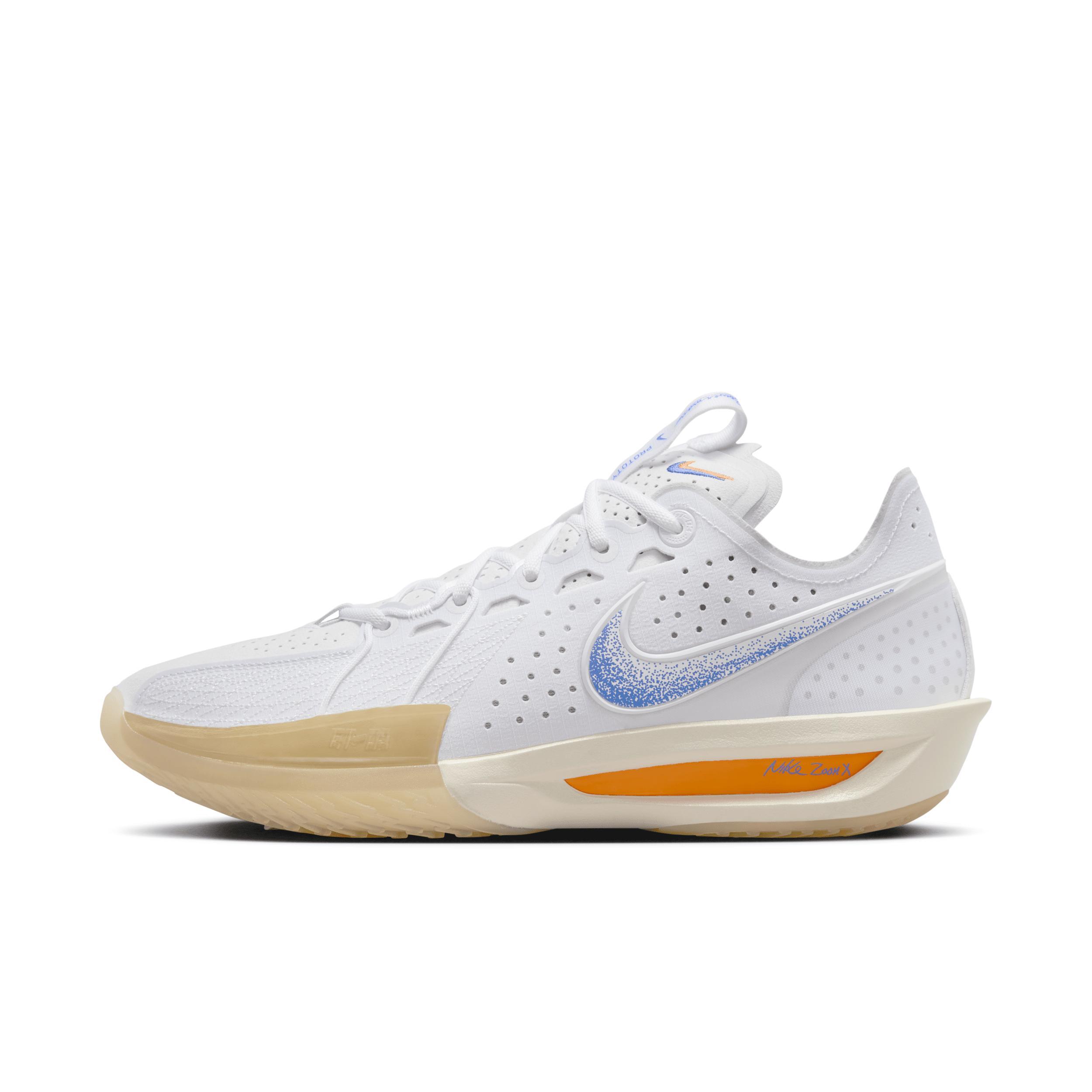 Nike Mens Nike G.T. Cut 3 FP - Mens Basketball Shoes Tan/White/Blue Product Image