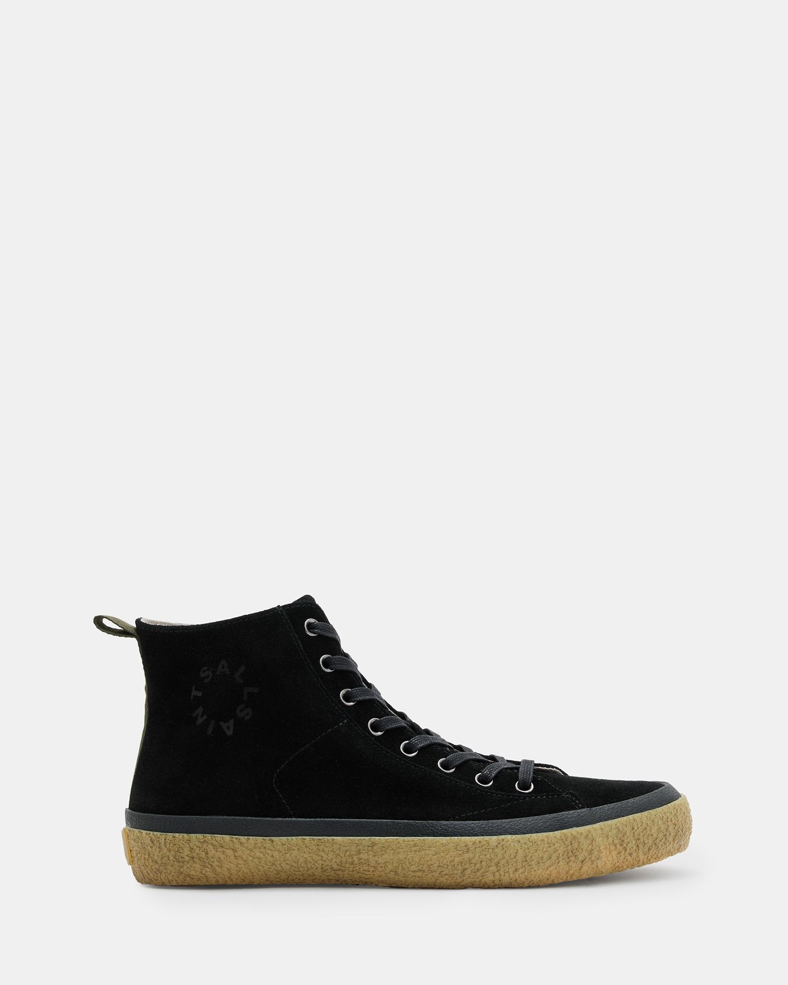 Crister Logo Leather High Top Sneakers Product Image