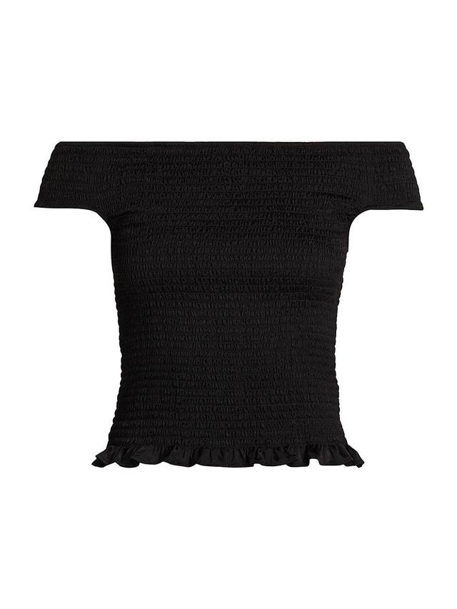 Womens Kieran Smocked Off-the-Shoulder Top Product Image