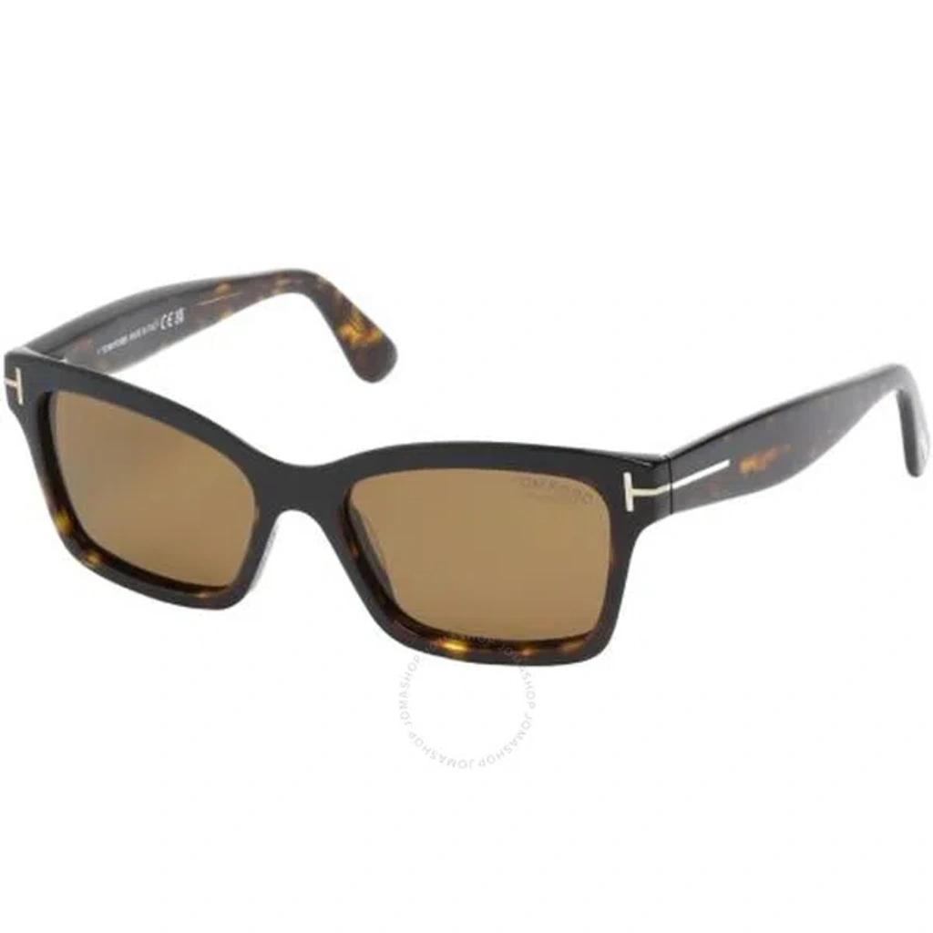 TOM FORD Mikel Polarized Brown Cat Eye Ladies Sunglasses Ft1085 52h 54 Product Image