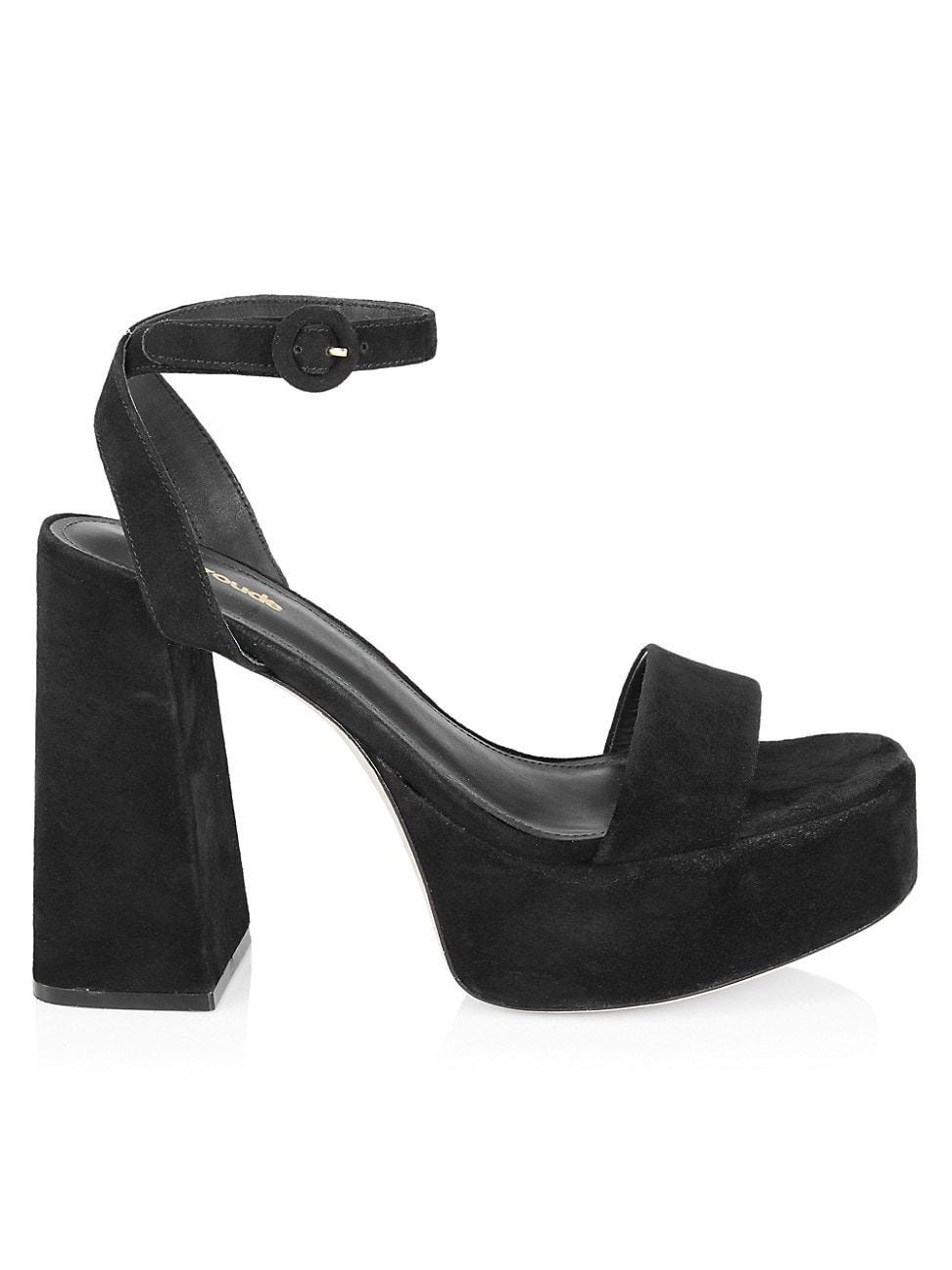 Womens Dolly Suede Platform Sandals Product Image