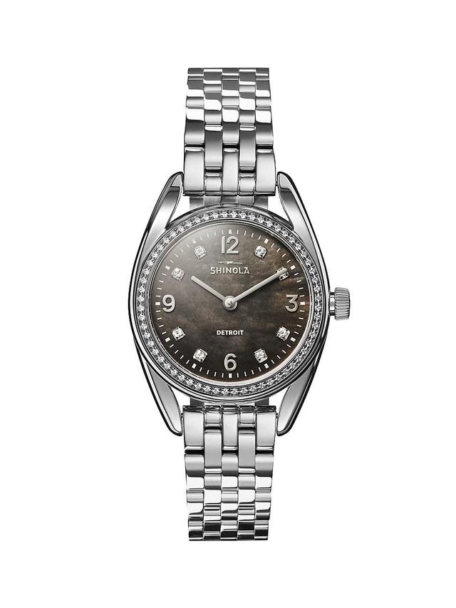 Womens Derby Sterling Silver Bracelet Watch/30.5MM Product Image