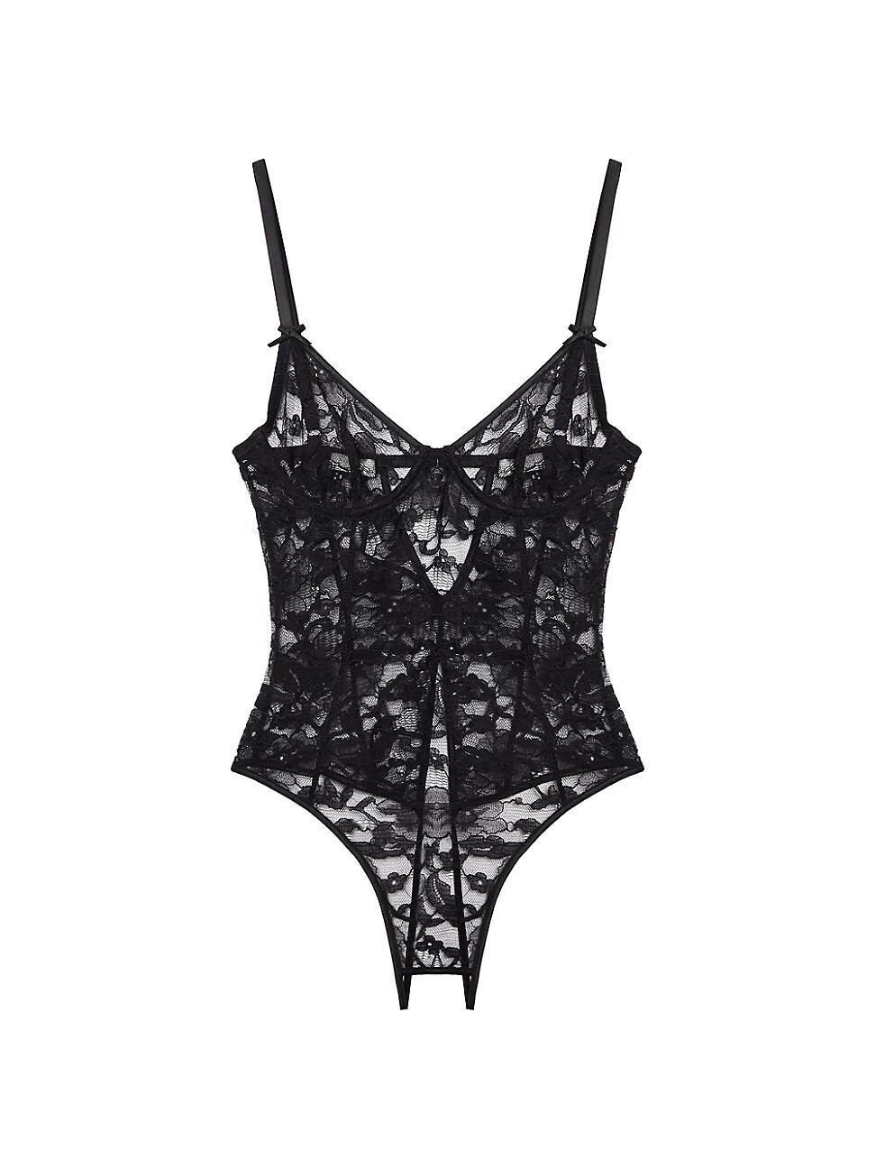 Womens Magnolia Lace Ouvert Bodysuit Product Image