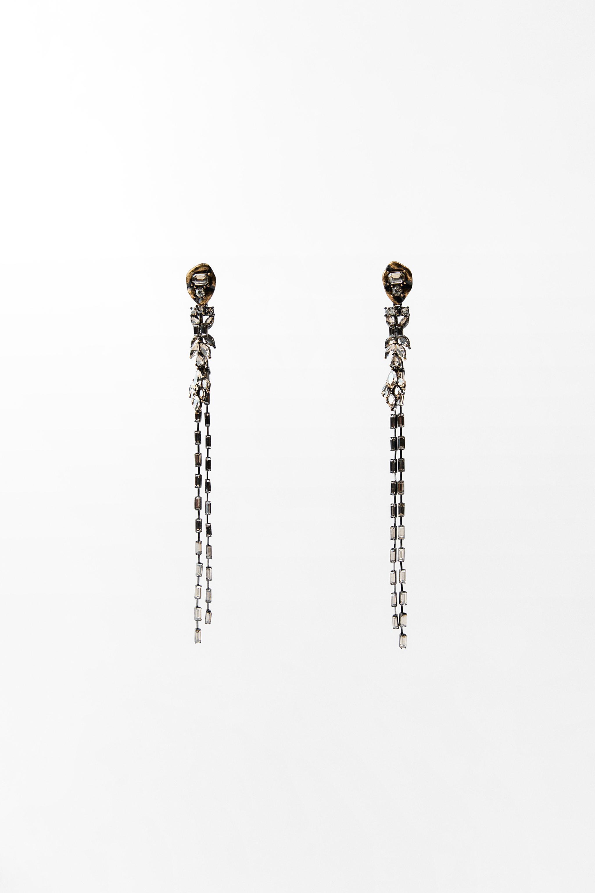 LONG JEWEL EARRINGS Product Image