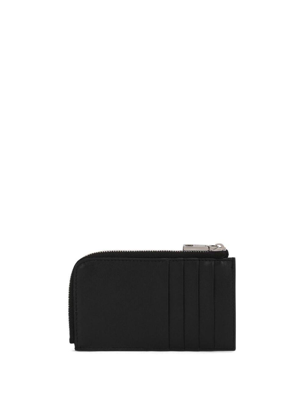 Logo-embossed Leather Wallet In Black Product Image