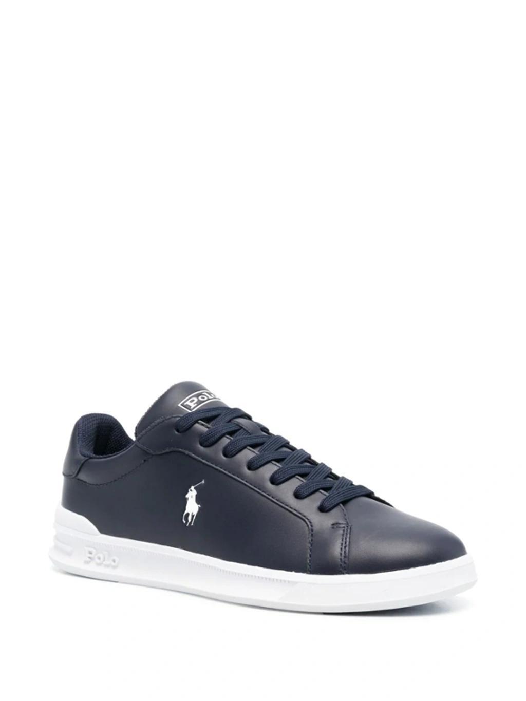 Pony Logo Low-top Sneakers In Blue Product Image