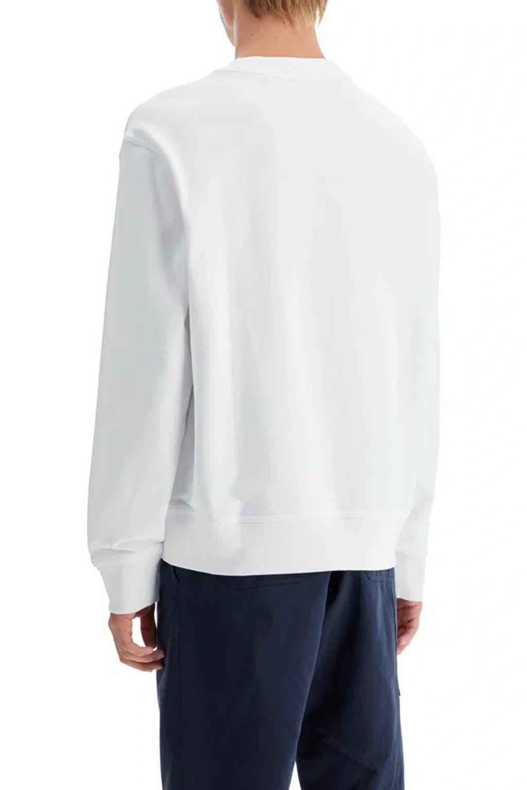 HUGO BOSS Webasiccrew Logo In White Product Image