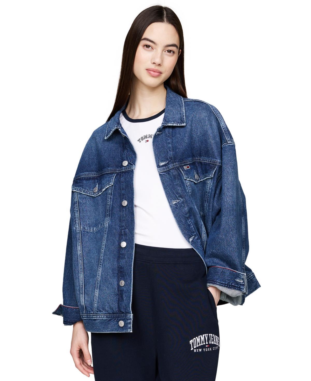 Tommy Jeans Women's Daisy Oversized Colorblocked Jacket - product image