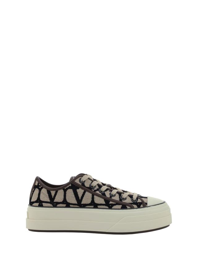 Toile Iconographe Sneakers In Naturale+rosa Product Image