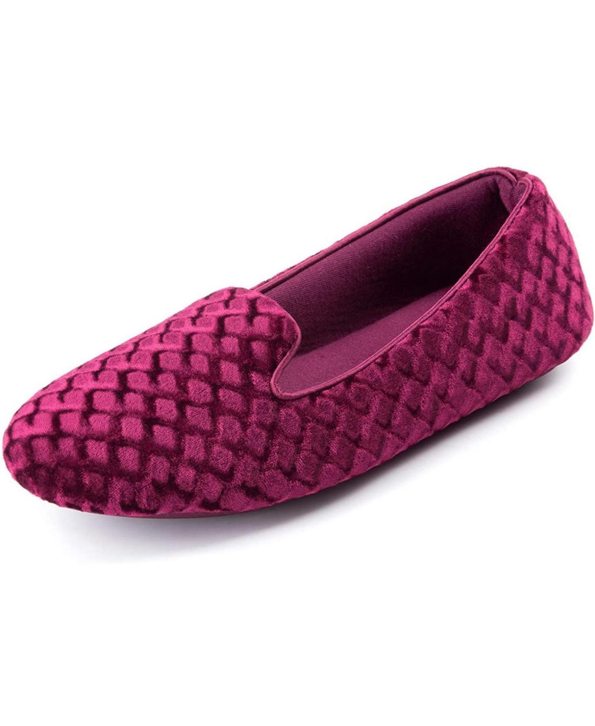 Rock Dove Womens Velour Memory Foam Loafer Slipper Product Image