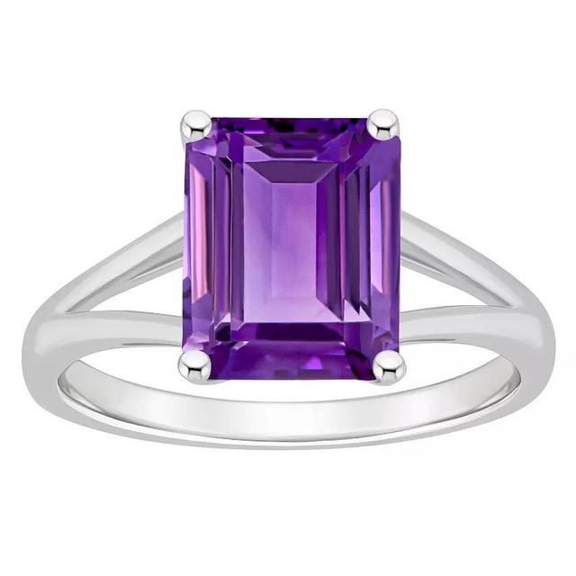 Macys Womens Amethyst (3-1/6 ct.t.w.) Ring in Sterling Silver Product Image