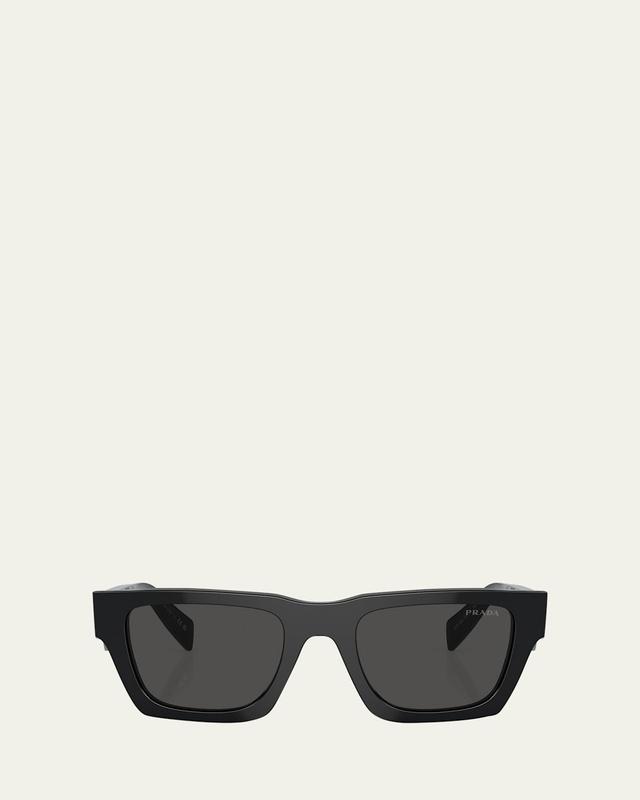 Logo Acetate Rectangle Sunglasses Product Image