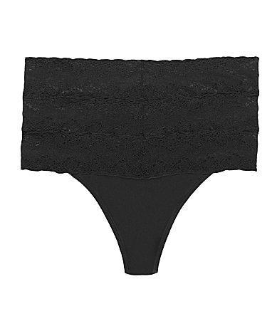 Natori Bliss Perfection Lace Trim Thong Product Image