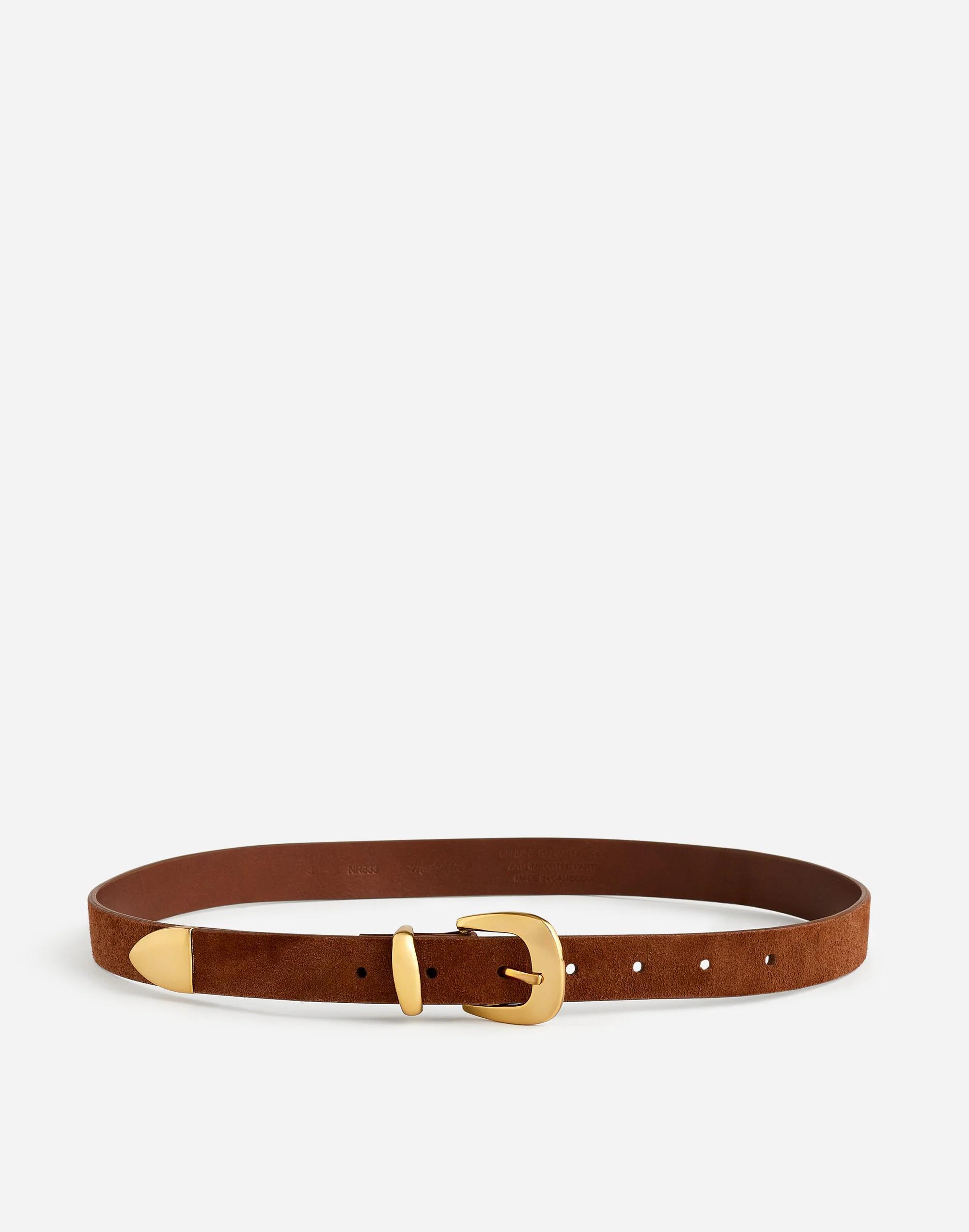 Skinny Suede Western Belt product image