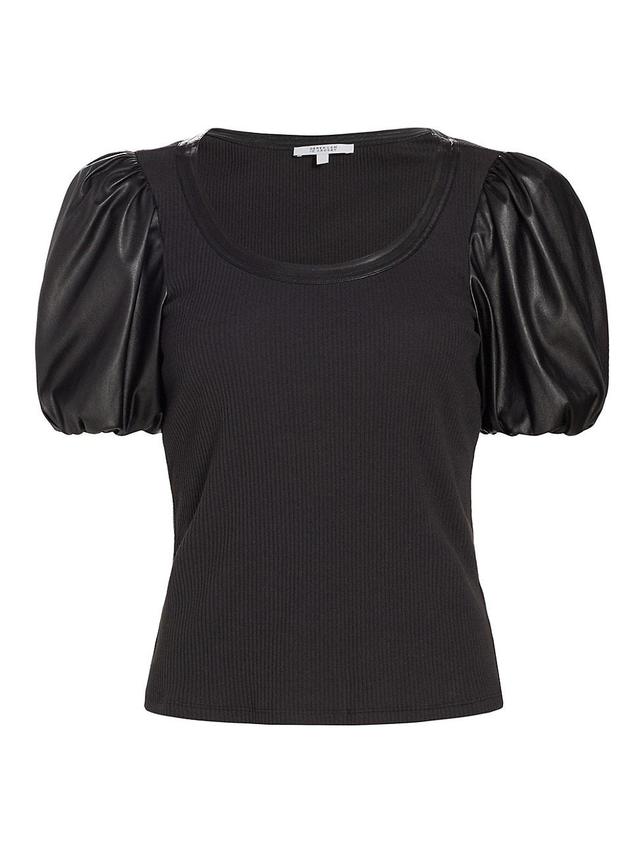 Womens Willa Puff-Sleeve T-Shirt Product Image