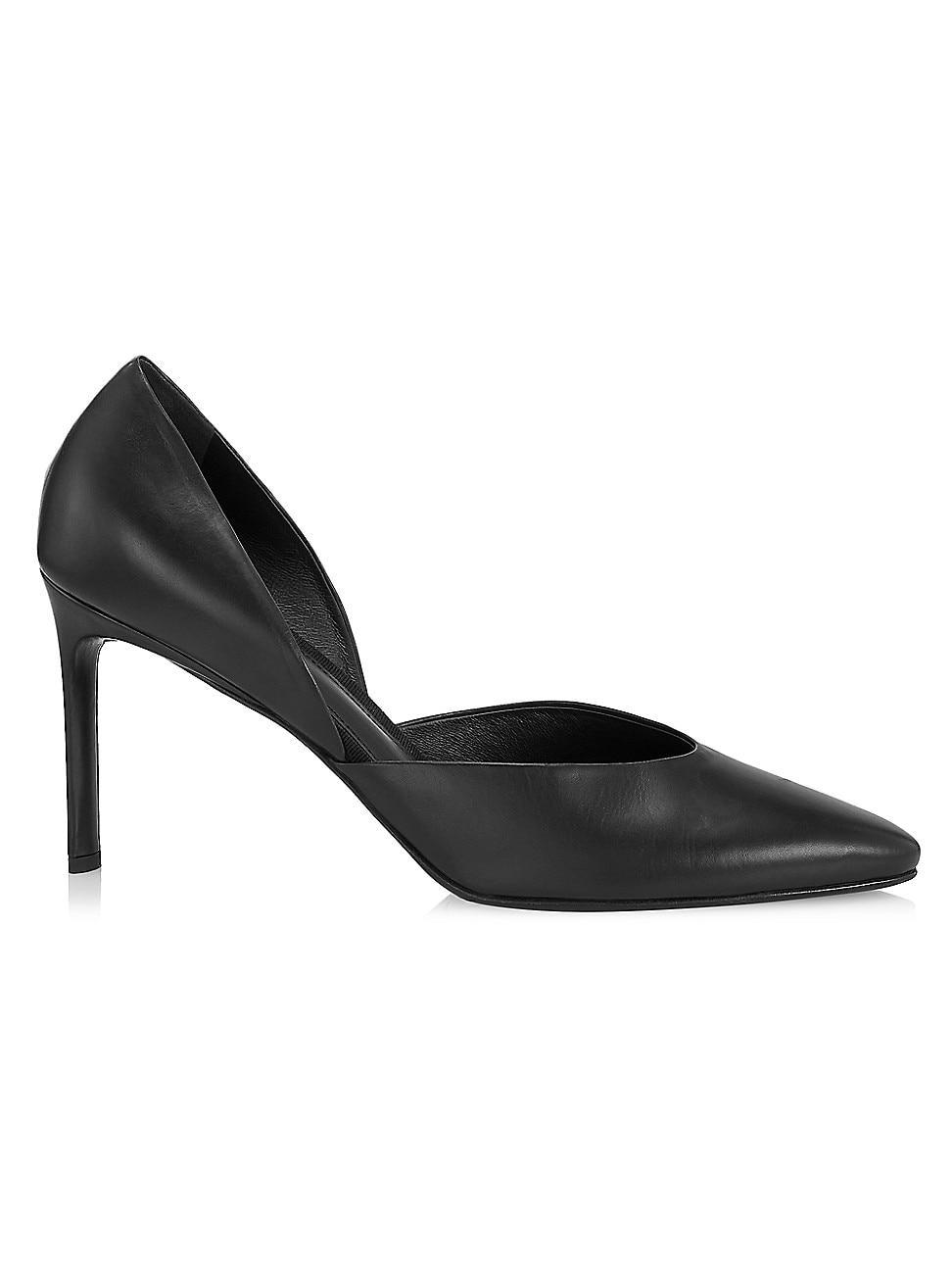 Womens 87MM Leather DOrsay Pumps Product Image