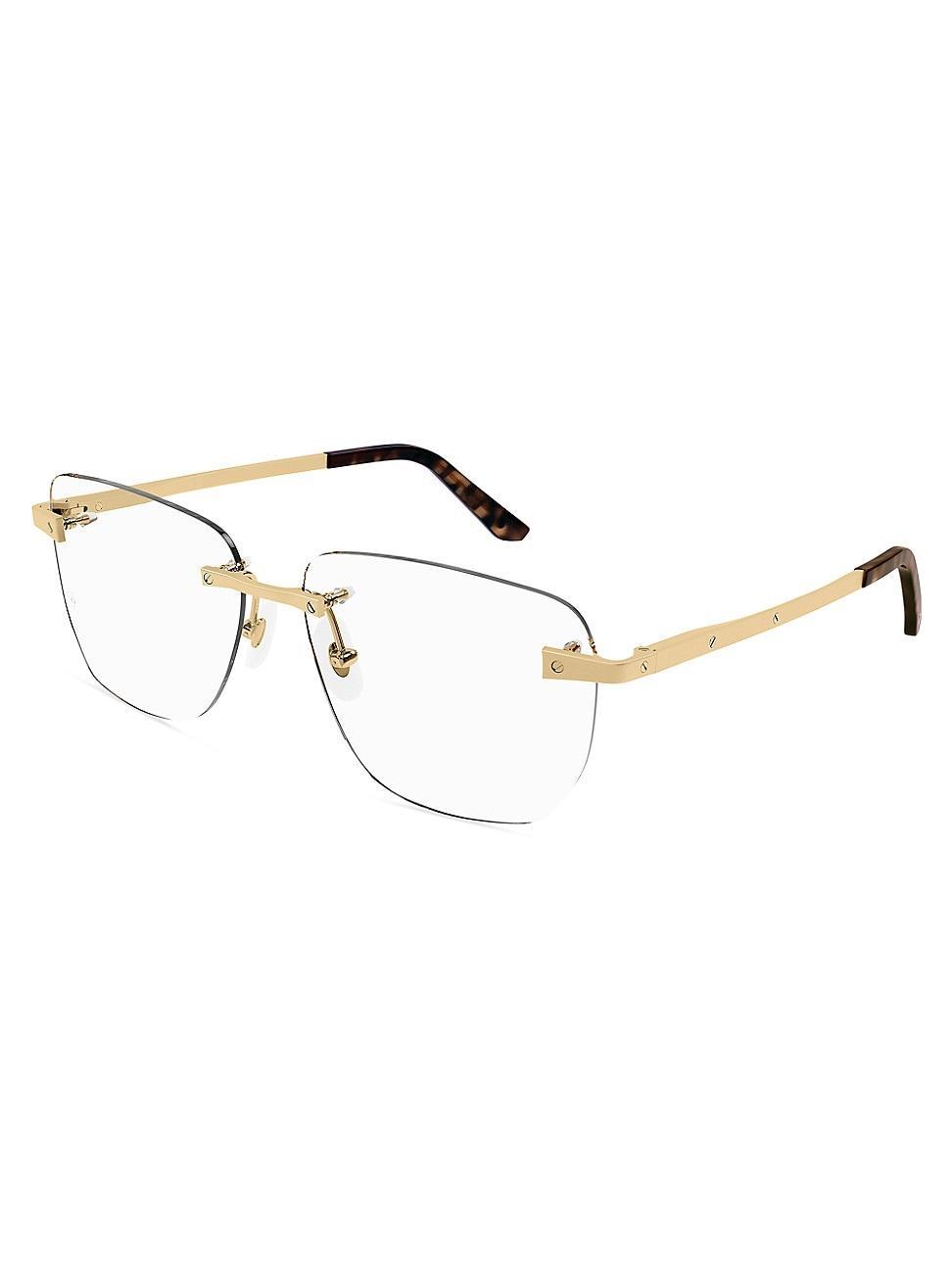 Men's Rimless Metal Optical Glasses Product Image