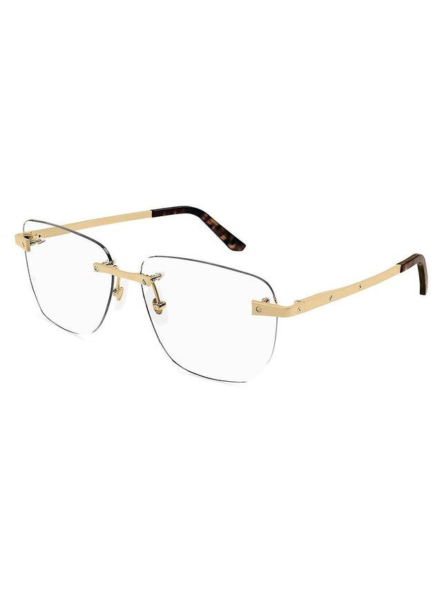 Mens Rimless Metal Optical Glasses Product Image