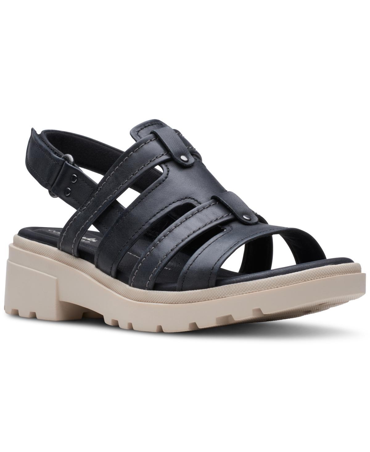 Clarks Womens Coast Shine Slingback Fisherman Sandals Product Image