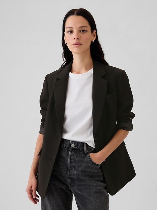 Brushed Twill Relaxed Blazer Product Image