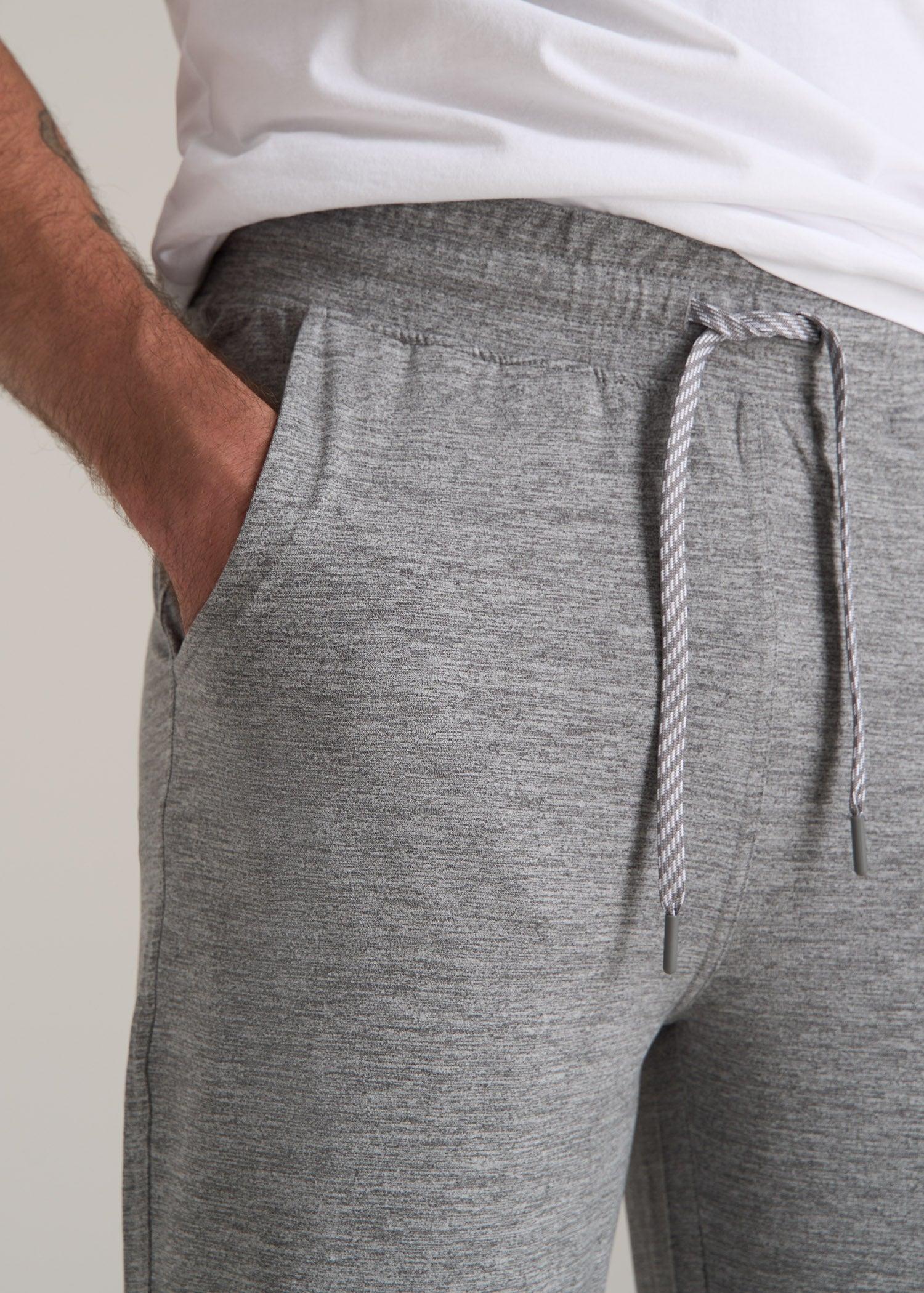 Weekender Stretch Lounge Joggers for Tall Men in Heathered Grey Male Product Image