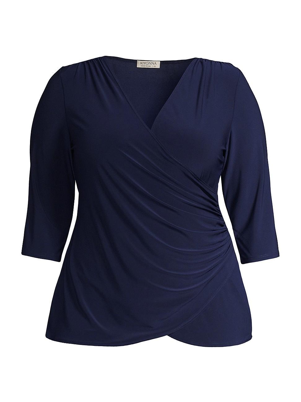 Womens Femme Fatale Faux Wrap Top Product Image