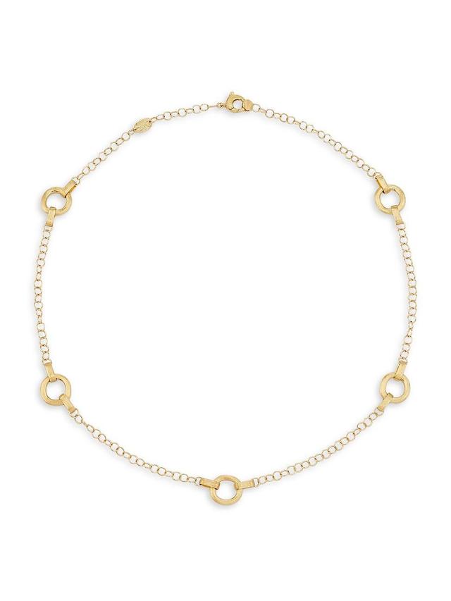 Womens Jaipur 18K Yellow Gold Station Necklace Product Image