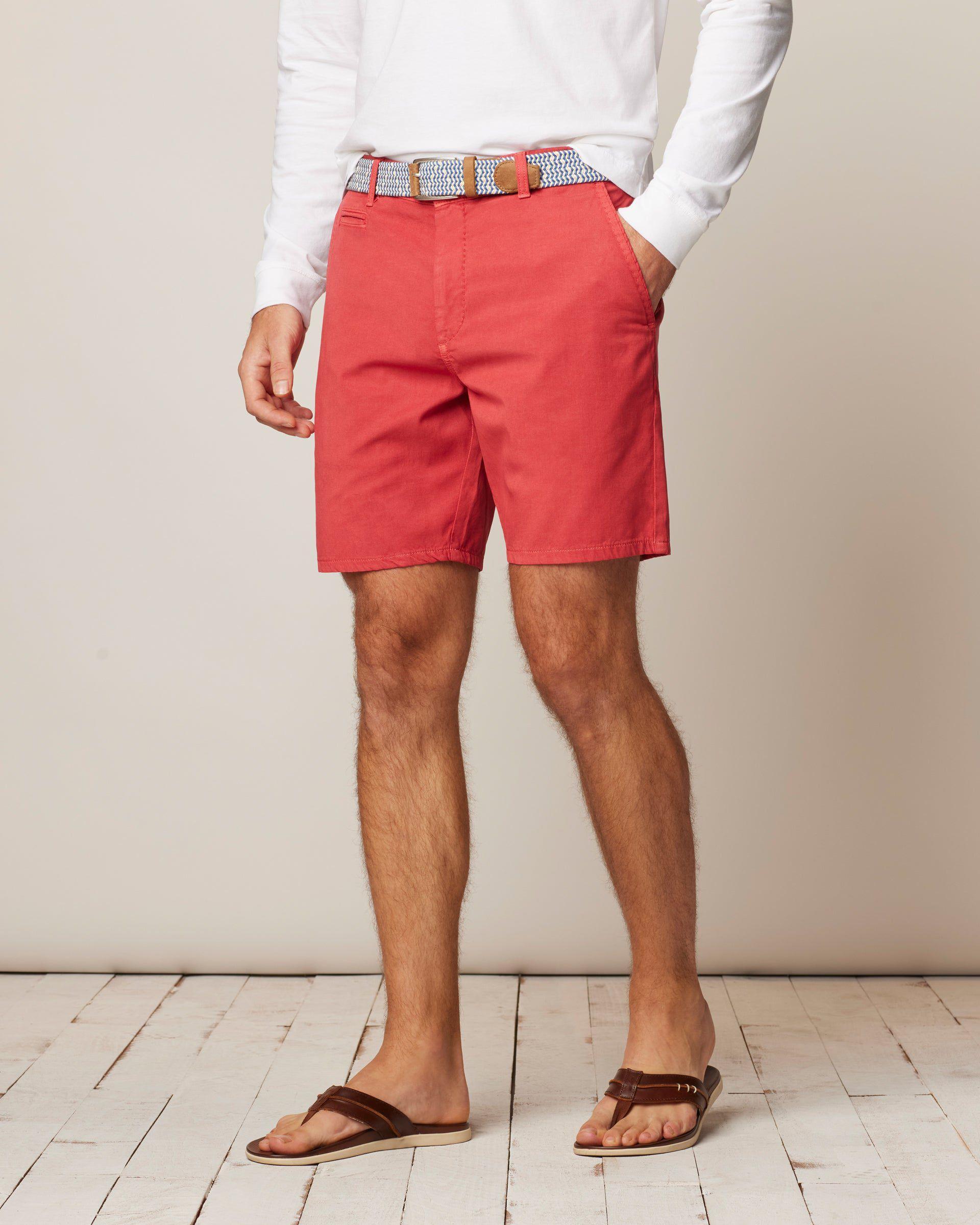 johnnie-O Nassau Cotton Blend Shorts Product Image