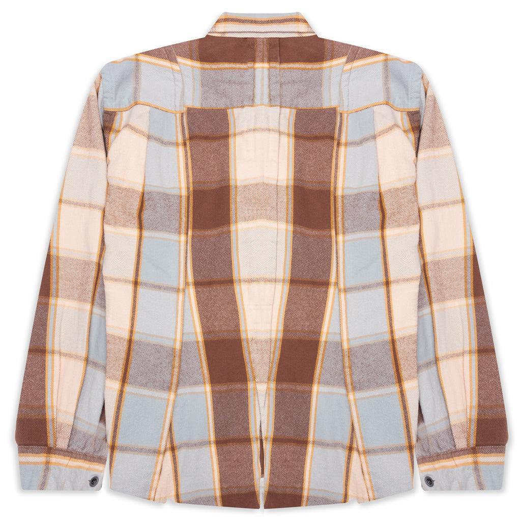 Plaid Shirt - Brown Male Product Image