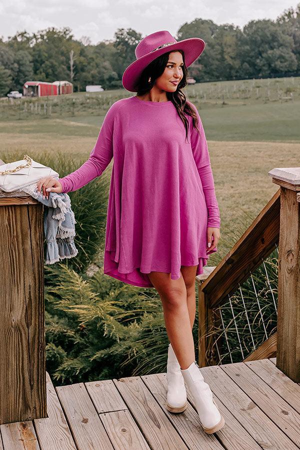 New Chapter Tunic Dress In Pink Product Image