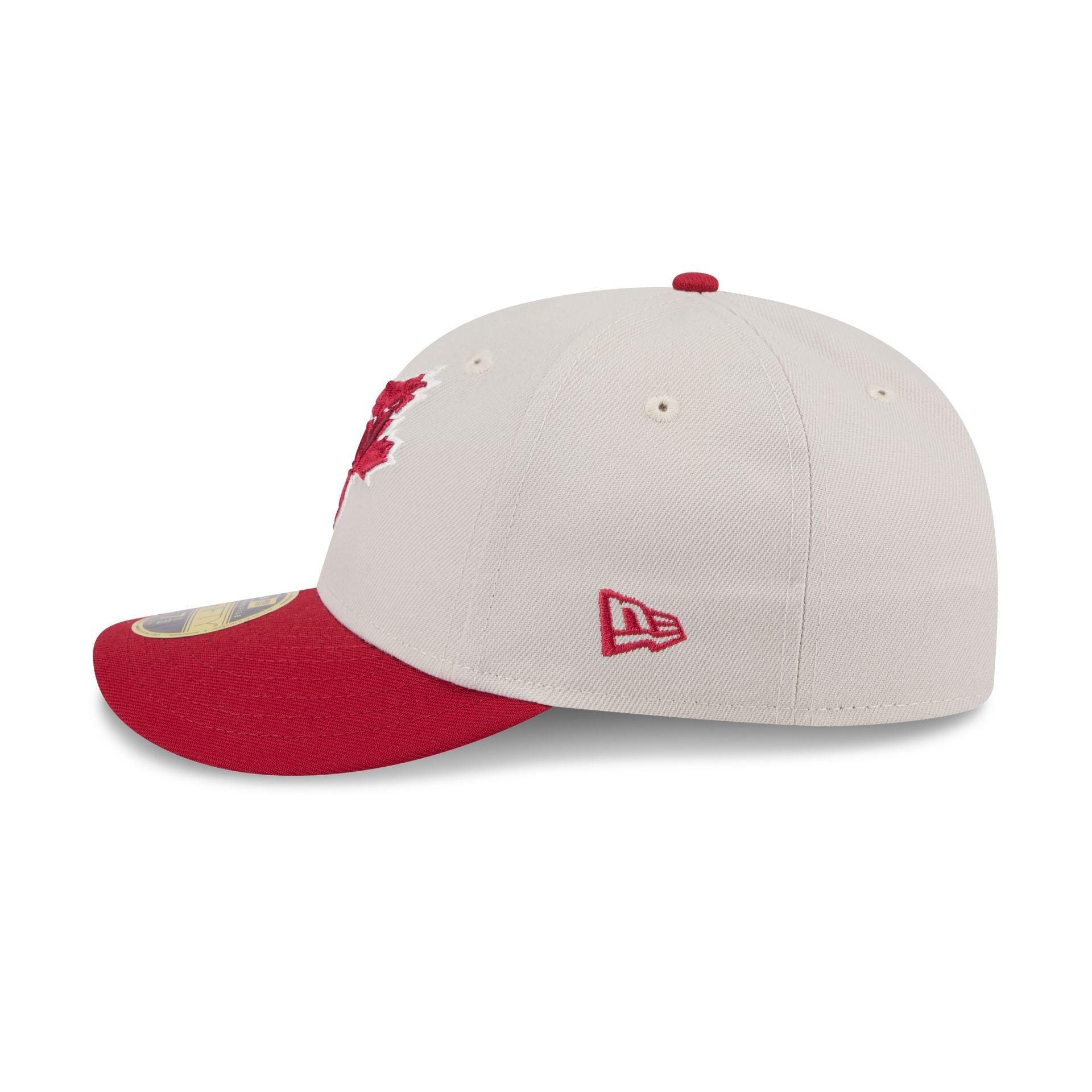 Toronto Blue Jays Canada Day 2024 Low Profile 59FIFTY Fitted Hat Male Product Image