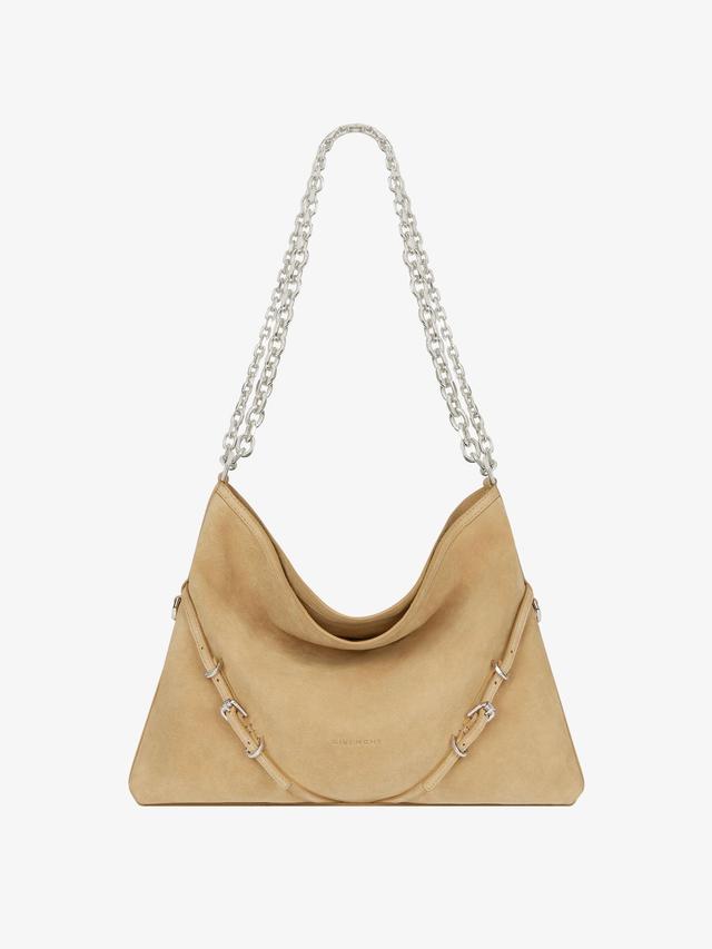 Medium Voyou Chain bag in suede Product Image