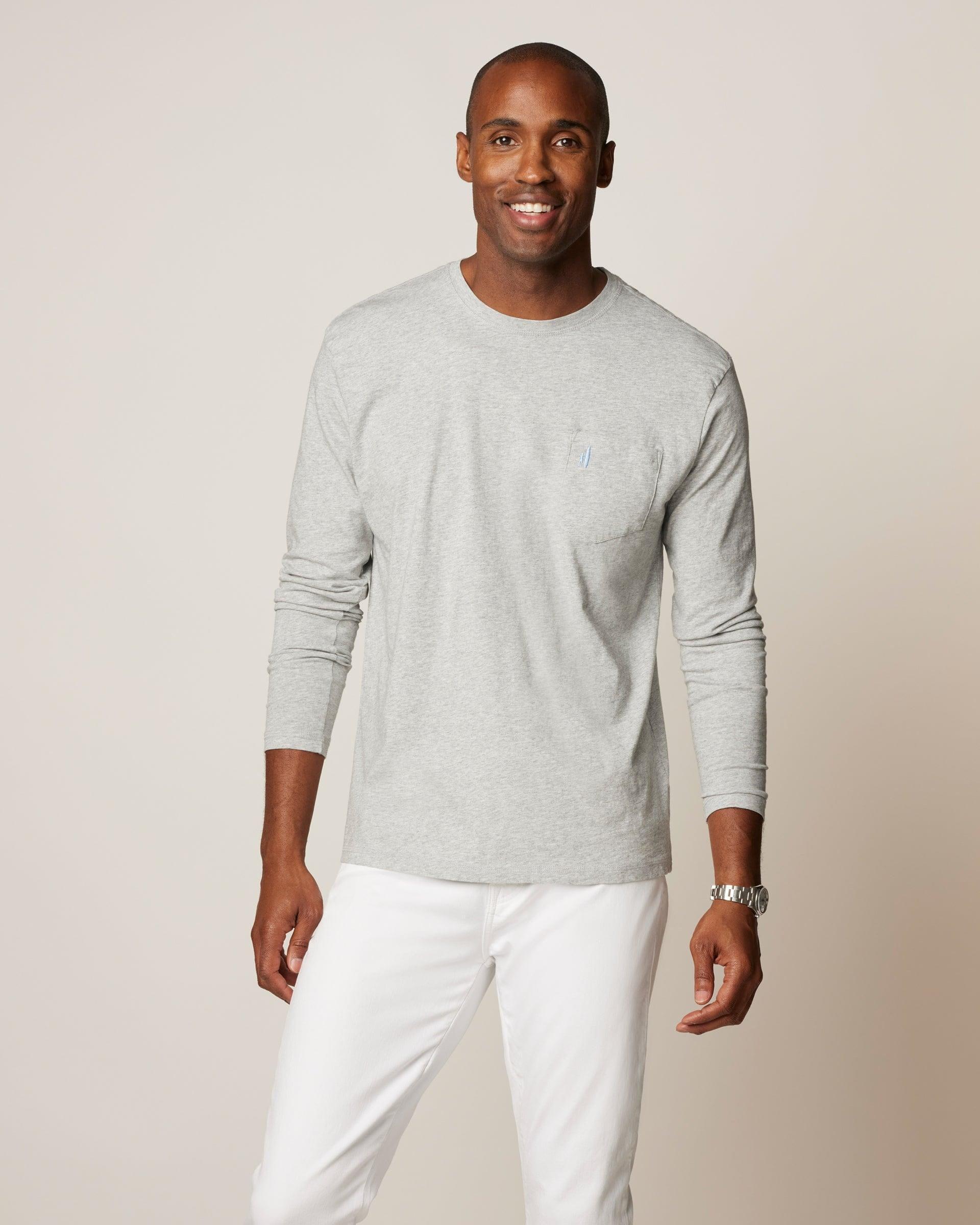 Heathered Brennan Long Sleeve T-Shirt Product Image