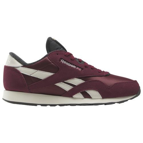 Reebok Mens Reebok CL Nylon - Mens Running Shoes Classic Maroon F23/Cold Grey 7/Chalk Product Image