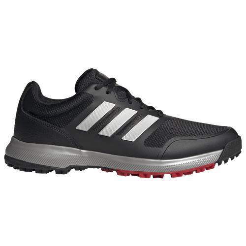 adidas Mens Techresponse Spikeless - Golf Shoes Black/Silver/Scarlet Product Image