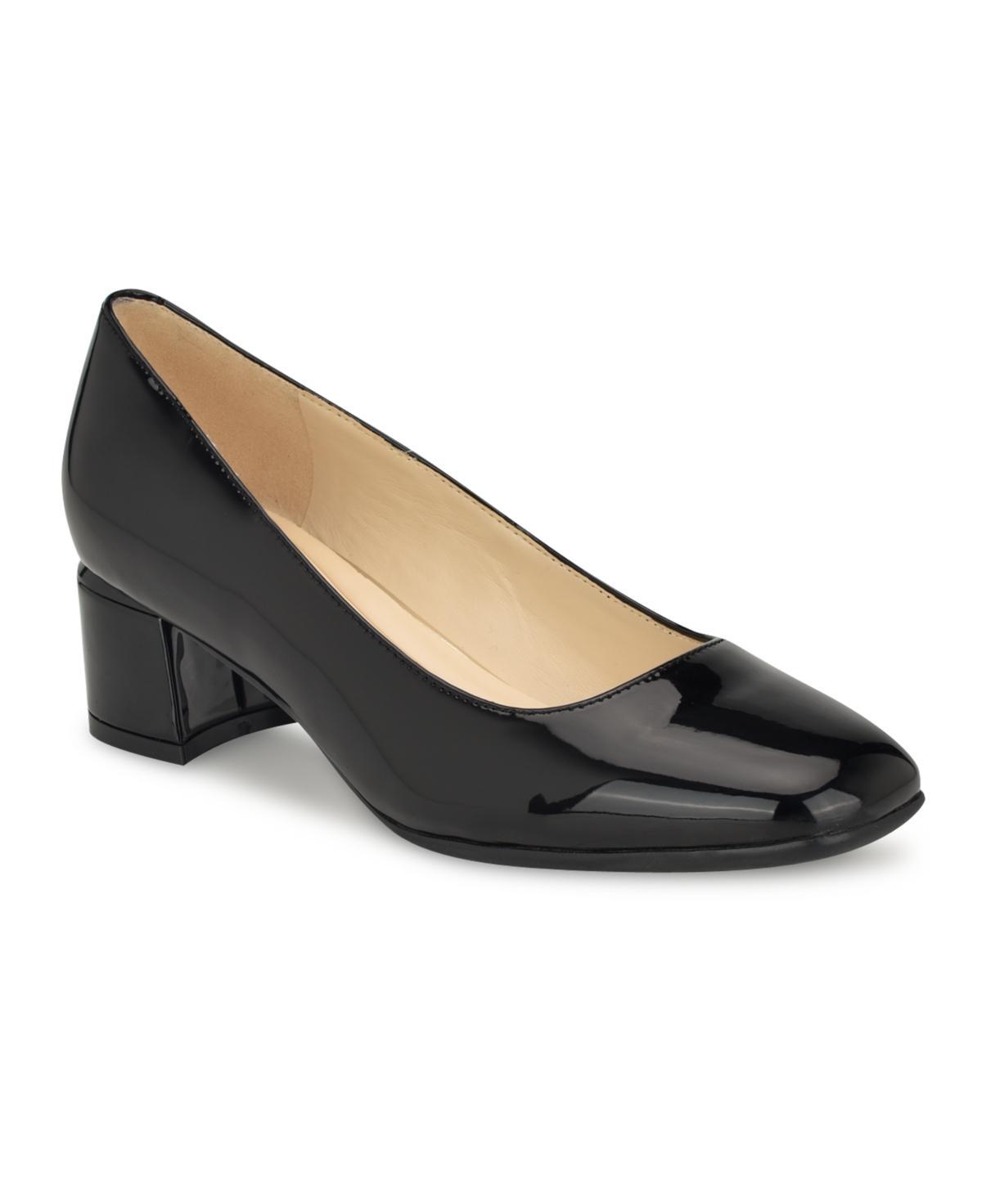 Nine West Womens Genoa 9X9 Slip-On Block Heel Dress Pumps Product Image