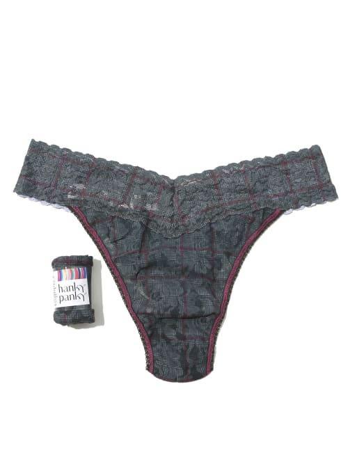 Hanky Panky Orginal Lace Leopard Thong Product Image