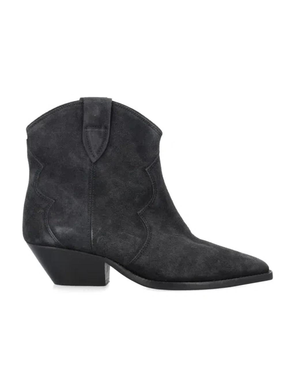 ISABEL MARANT Dewina Suede Bootie In Black Product Image