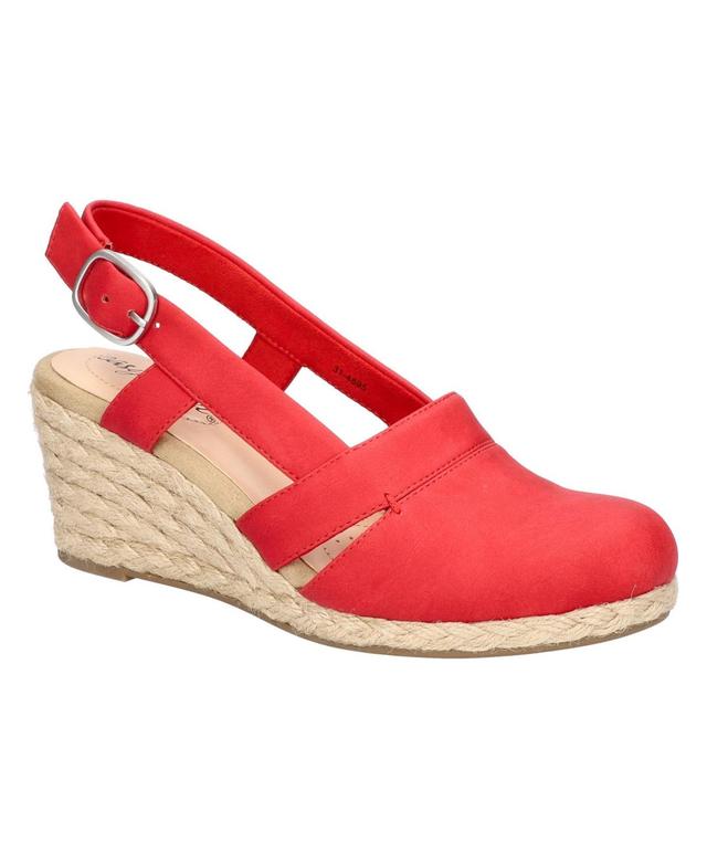 Easy Street Womens Stargaze Espadrille Slingback Wedges Product Image