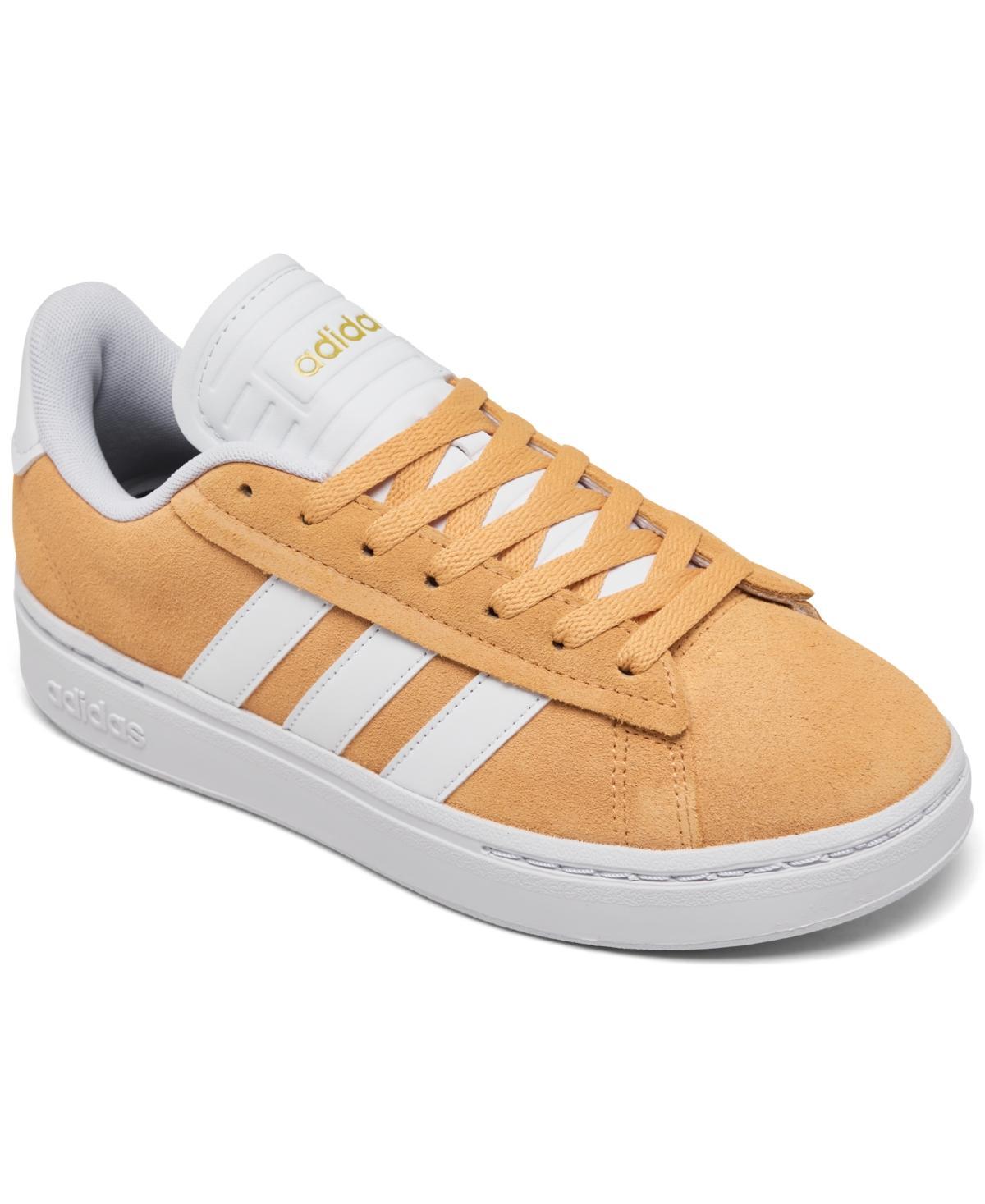 adidas Womens Grand Court Alpha Cloudfoam Lifestyle Comfort Casual Sneakers from Finish Line - Shadow Navy, White Product Image