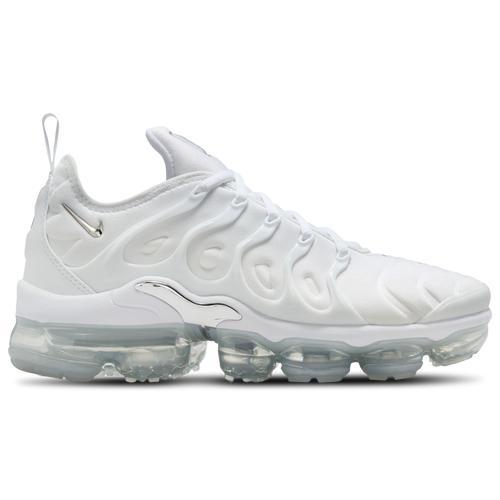 Nike Womens Nike Air Vapormax Plus - Womens Running Shoes White/Metallic Silver Product Image