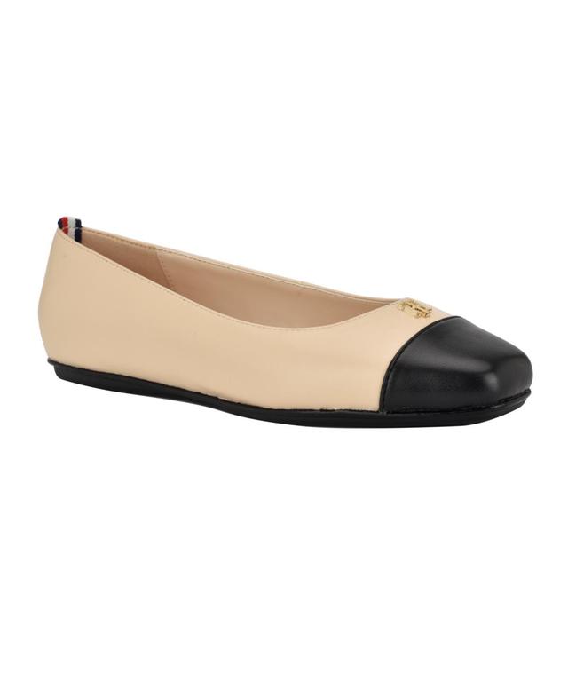 Tommy Hilfiger Womens Bekim Cap Toe Ballet Flat Product Image